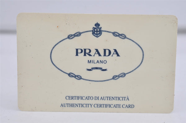Authentic PRADA Vintage Nylon Tessuto Leather Shoulder Hand Bag Black 2379I