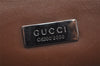 Authentic GUCCI Web Sherry Line Hand Tote Bag GG Canvas Leather Brown 2379K