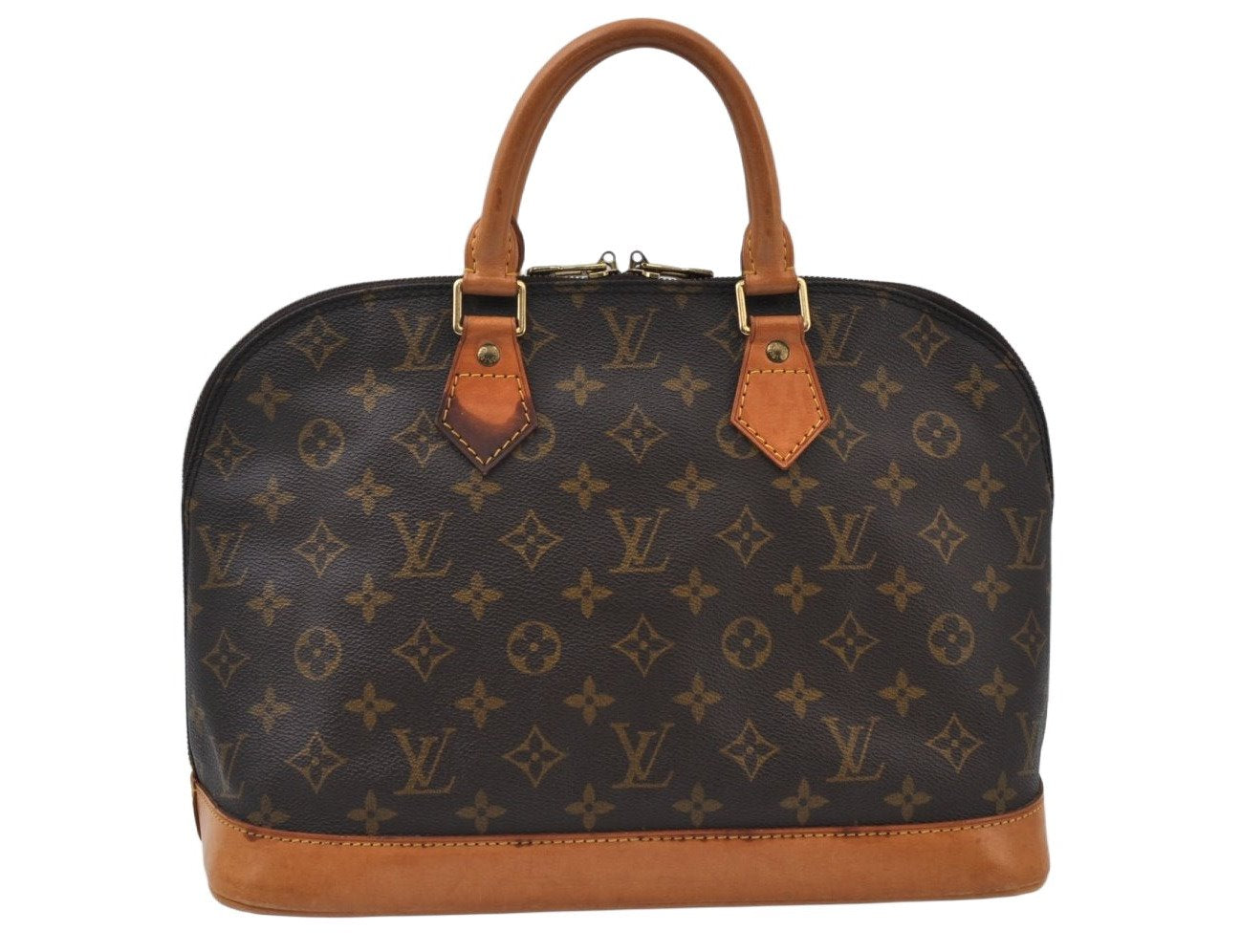 Authentic Louis Vuitton Monogram Alma Hand Bag Purse M51130 LV 2380G