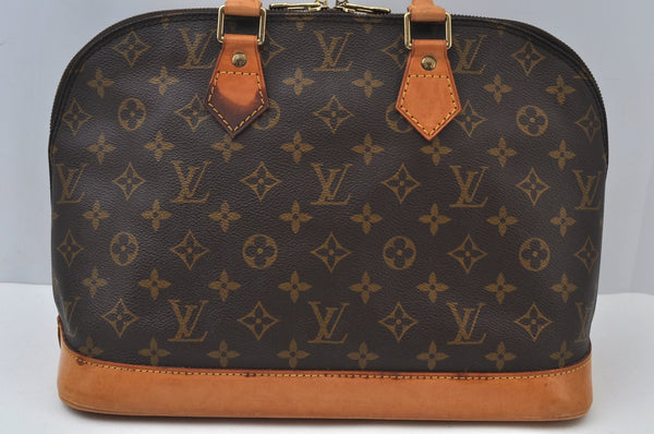 Authentic Louis Vuitton Monogram Alma Hand Bag Purse M51130 LV 2380G