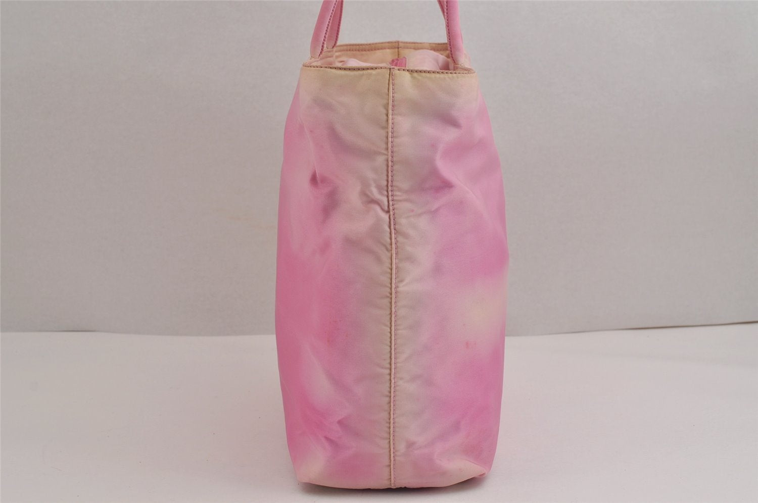 Authentic PRADA Vintage Nylon Tessuto Shoulder Tote Bag Pink 2381J