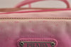 Authentic PRADA Vintage Nylon Tessuto Shoulder Tote Bag Pink 2381J