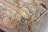 Authentic GUCCI GG Crystal Abbey Shoulder Bag GG PVC Leather 189833 Gold 2381K