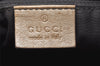 Authentic GUCCI GG Crystal Abbey Shoulder Bag GG PVC Leather 189833 Gold 2381K