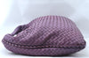 Authentic BOTTEGA VENETA Intrecciato Leather Shoulder Bag Purple 2381M