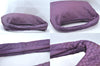 Authentic BOTTEGA VENETA Intrecciato Leather Shoulder Bag Purple 2381M