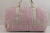 Authentic PRADA Nylon Tessuto Enamel 2Way Shoulder Boston Hand Bag Pink 2382J