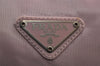 Authentic PRADA Nylon Tessuto Enamel 2Way Shoulder Boston Hand Bag Pink 2382J