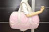 Authentic PRADA Nylon Tessuto Enamel 2Way Shoulder Boston Hand Bag Pink 2382J