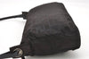 Authentic FENDI Zucca Shoulder Hand Bag Purse Nylon Leather Dark Brown 2383K