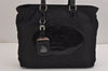 Authentic PRADA Nylon Tessuto Leather 2Way Shoulder Hand Bag Purse Black 2385J