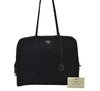 Authentic PRADA Vintage Nylon Leather Shoulder Bag BR0613 Black 2386I