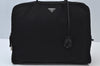 Authentic PRADA Vintage Nylon Leather Shoulder Bag BR0613 Black 2386I