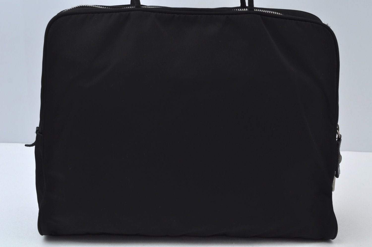 Authentic PRADA Vintage Nylon Leather Shoulder Bag BR0613 Black 2386I