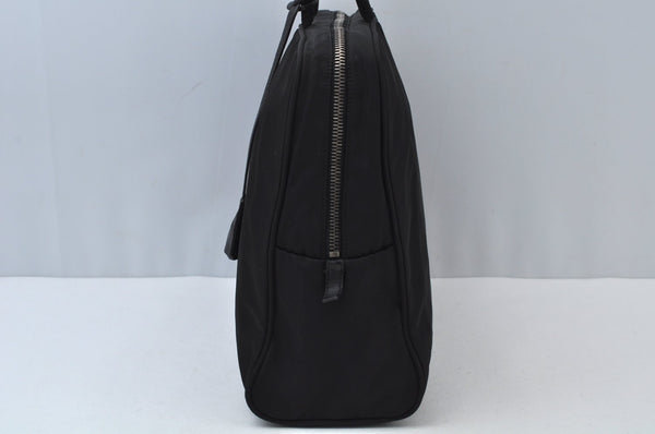 Authentic PRADA Vintage Nylon Leather Shoulder Bag BR0613 Black 2386I
