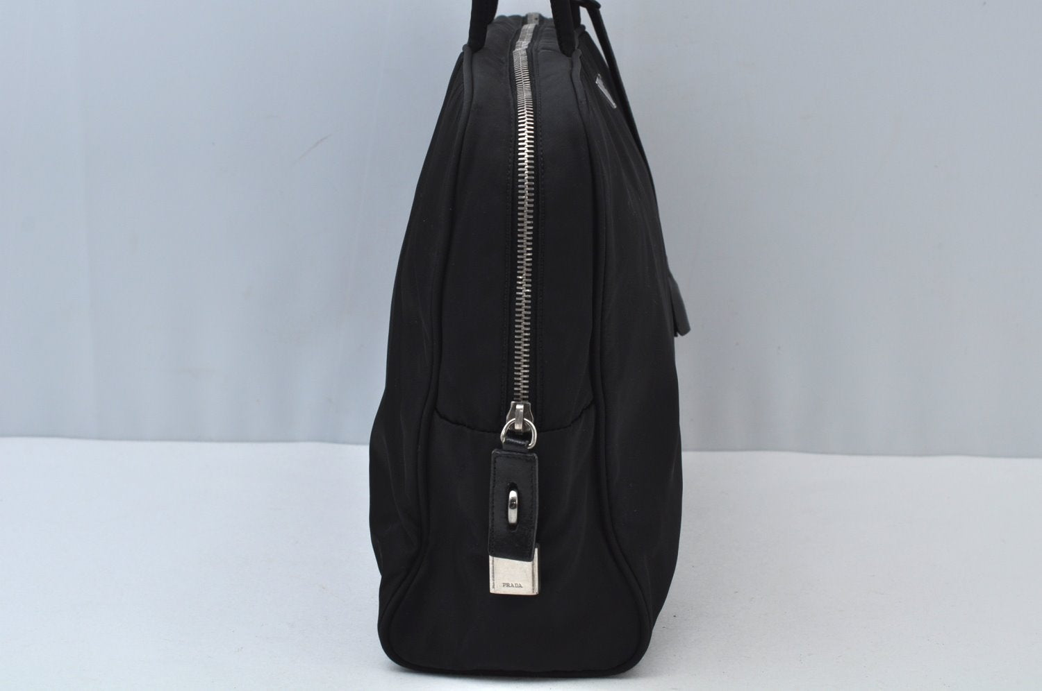 Authentic PRADA Vintage Nylon Leather Shoulder Bag BR0613 Black 2386I