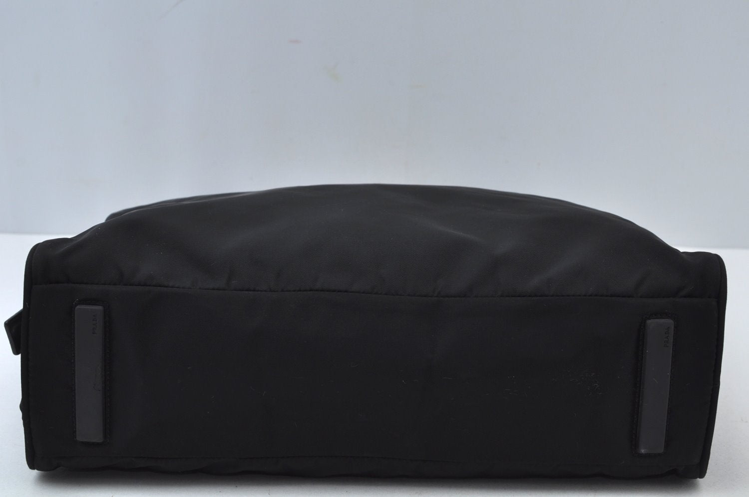 Authentic PRADA Vintage Nylon Leather Shoulder Bag BR0613 Black 2386I