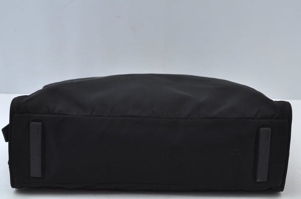 Authentic PRADA Vintage Nylon Leather Shoulder Bag BR0613 Black 2386I