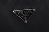 Authentic PRADA Vintage Nylon Leather Shoulder Bag BR0613 Black 2386I