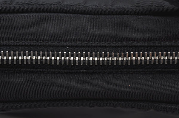 Authentic PRADA Vintage Nylon Leather Shoulder Bag BR0613 Black 2386I