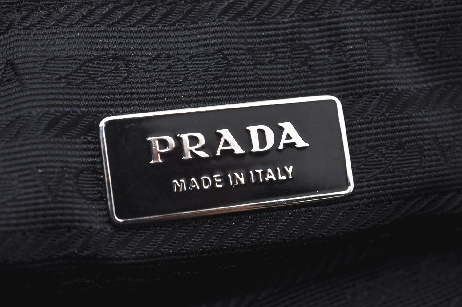 Authentic PRADA Vintage Nylon Leather Shoulder Bag BR0613 Black 2386I