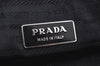 Authentic PRADA Vintage Nylon Leather Shoulder Bag BR0613 Black 2386I