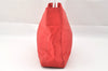 Authentic PRADA Nylon Tessuto Plastic Shoulder Hand Bag Purse Red 2386J