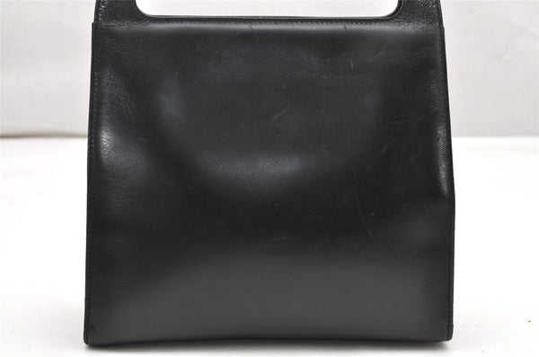 Authentic GUCCI Vintage Shoulder Hand Bag Leather Black Junk 2386K