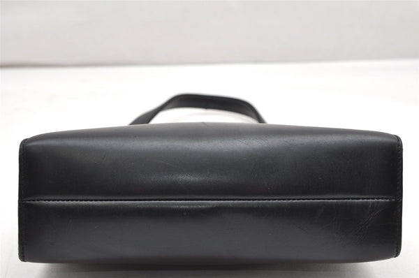 Authentic GUCCI Vintage Shoulder Hand Bag Leather Black Junk 2386K