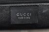 Authentic GUCCI Vintage Shoulder Hand Bag Leather Black Junk 2386K