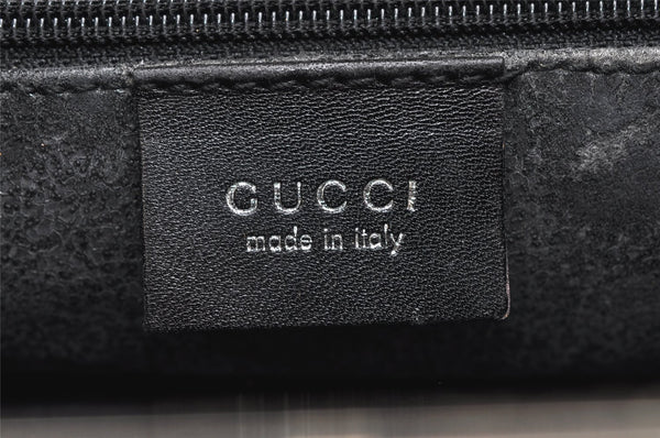 Authentic GUCCI Vintage Shoulder Hand Bag Leather Black Junk 2386K