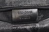 Authentic GUCCI Vintage Shoulder Hand Bag Leather Black Junk 2386K