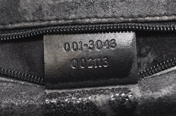 Authentic GUCCI Vintage Shoulder Hand Bag Leather Black Junk 2386K