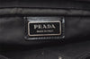 Authentic PRADA Nylon Tessuto Leather Shoulder Cross Body Bag Black 2387J