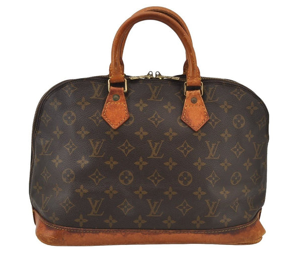 Authentic Louis Vuitton Monogram Alma Hand Bag Purse M51130 LV 2388J