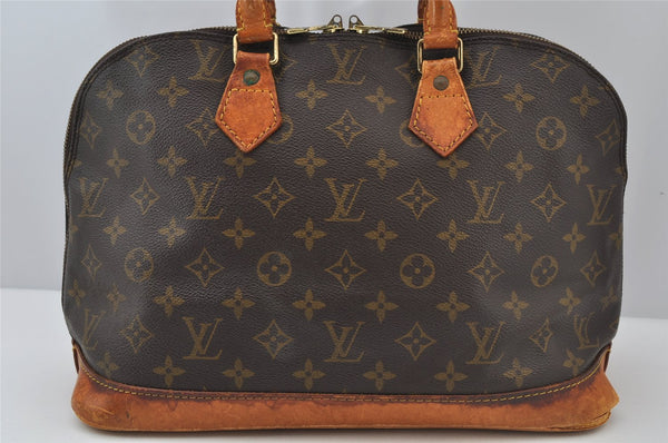 Authentic Louis Vuitton Monogram Alma Hand Bag Purse M51130 LV 2388J
