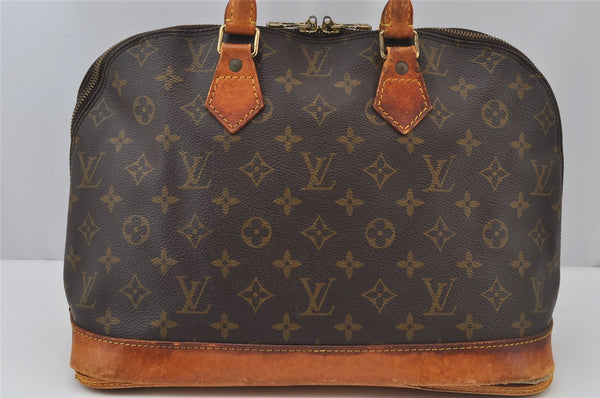 Authentic Louis Vuitton Monogram Alma Hand Bag Purse M51130 LV 2388J