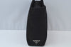 Authentic PRADA Vintage Nylon Hand Tote Bag Purse Black 2389I