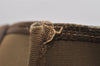 Authentic GUCCI Web Sherry Line Shoulder Tote Bag GG PVC Leather Brown 2389J