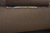 Authentic GUCCI Web Sherry Line Shoulder Tote Bag GG PVC Leather Brown 2389J
