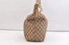 Authentic GUCCI Eclipse Shoulder Tote Bag GG Canvas Leather 120836 Brown 2389K