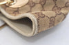 Authentic GUCCI Eclipse Shoulder Tote Bag GG Canvas Leather 120836 Brown 2389K