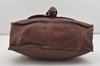 Authentic Chloe Vintage Marcie Leather 2Way Shoulder Hand Bag Purse Brown 2390J