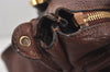 Authentic Chloe Vintage Marcie Leather 2Way Shoulder Hand Bag Purse Brown 2390J