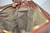 Authentic Chloe Vintage Marcie Leather 2Way Shoulder Hand Bag Purse Brown 2390J