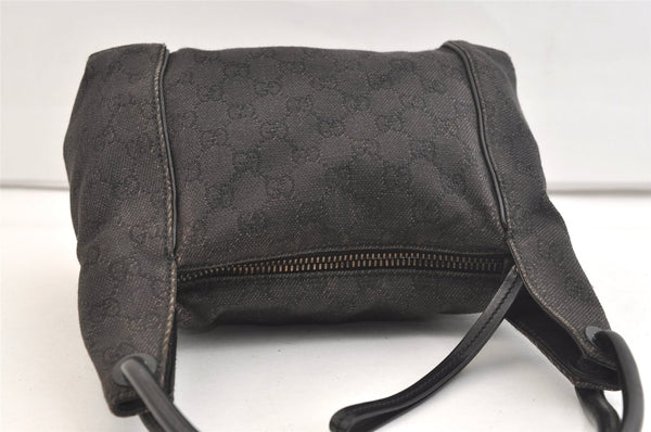 Authentic GUCCI Shoulder Hand Bag Purse GG Canvas Leather 101333 Brown 2390K