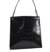 Authentic GUCCI Vintage Shoulder Hand Bag Purse Enamel Black Junk 2391K