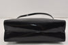 Authentic GUCCI Vintage Shoulder Hand Bag Purse Enamel Black Junk 2391K