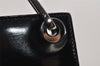 Authentic GUCCI Vintage Shoulder Hand Bag Purse Enamel Black Junk 2391K