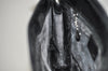 Authentic GUCCI Vintage Shoulder Hand Bag Purse Enamel Black Junk 2391K